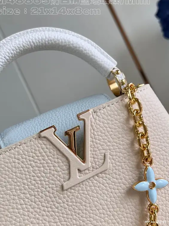 AAA Pruses Bags LOUIS VUITTON CAPUCINES MINI-21*14*8CM 0608